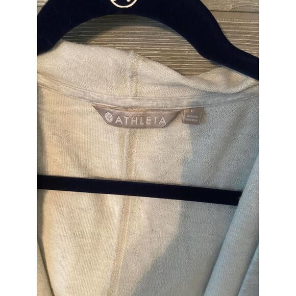 Athleta sweater hoodie gray size large - Picture 2 of 4